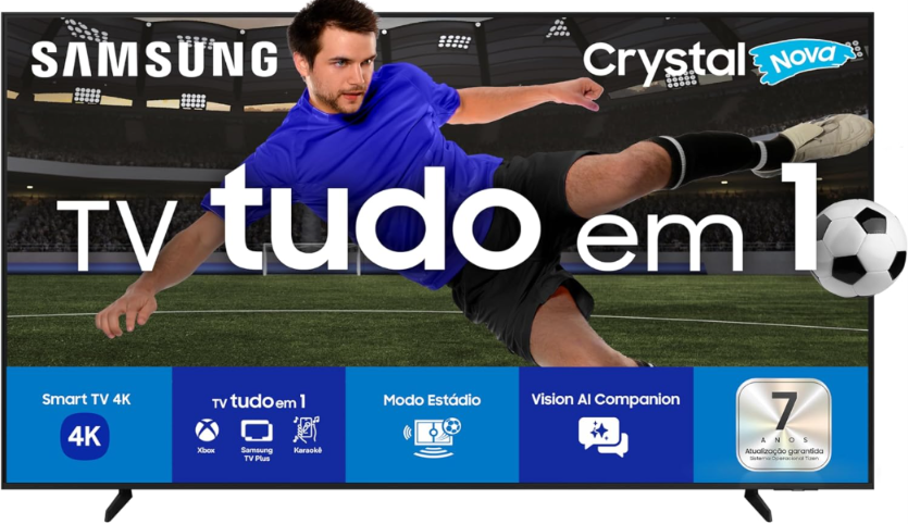 Samsung Smart TV 50" Crystal UHD 4K U8600F 2025