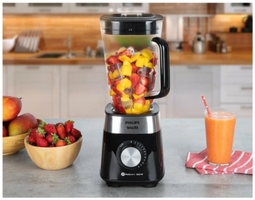 Liquidificador Philips Walita RI2242 Jarra Inquebrável 1200W Preto