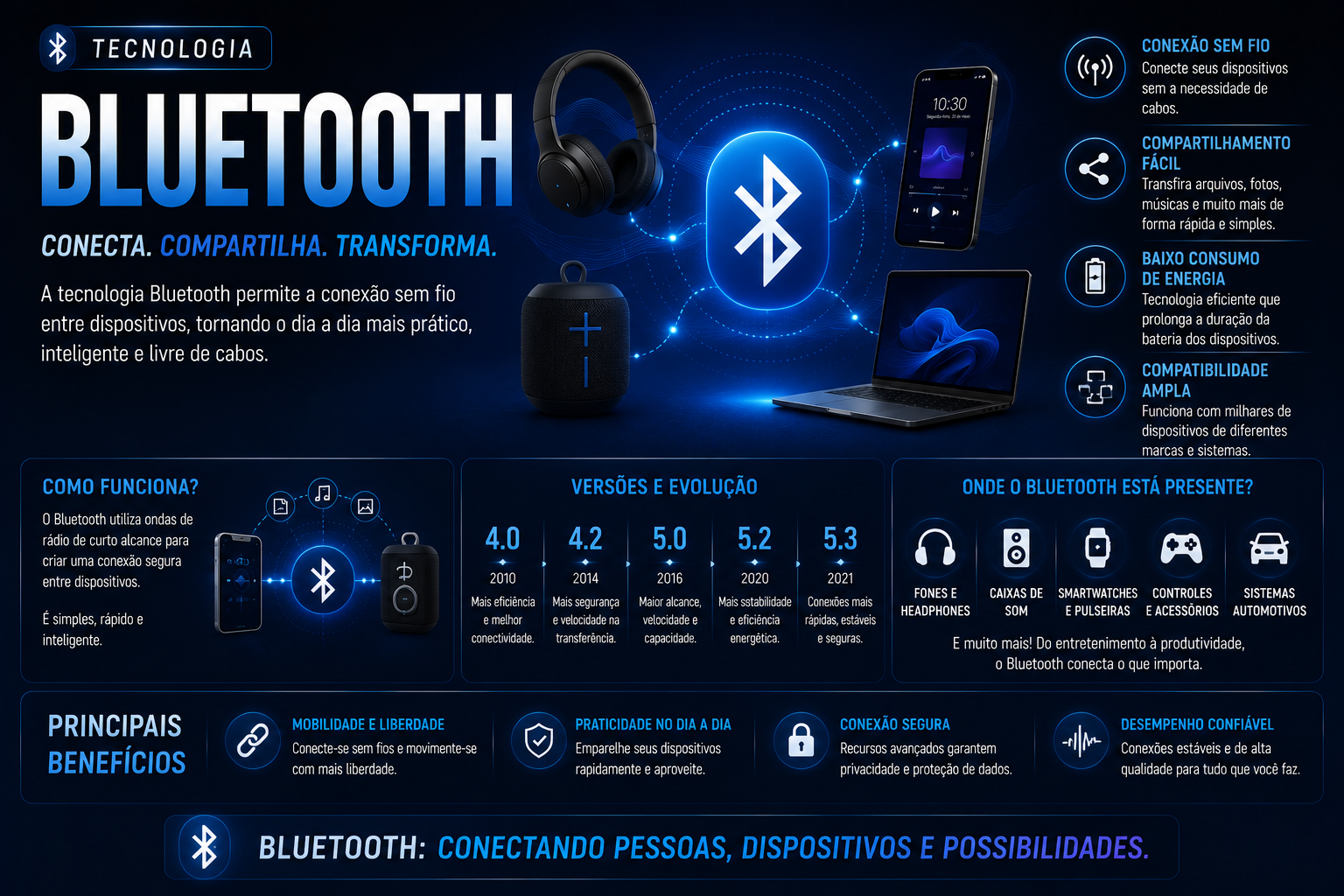 O Que é Bluetooth? Entenda Como Essa Tecnologia Funciona